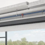 Sprinkler tesisatı ve yangın perdesi başlık kutusu koordinasyonu